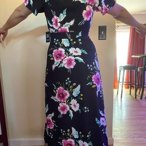 New with tags express overlap summer dress